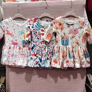 Mila & Rose Bodysuit Dresses 6-12 mo